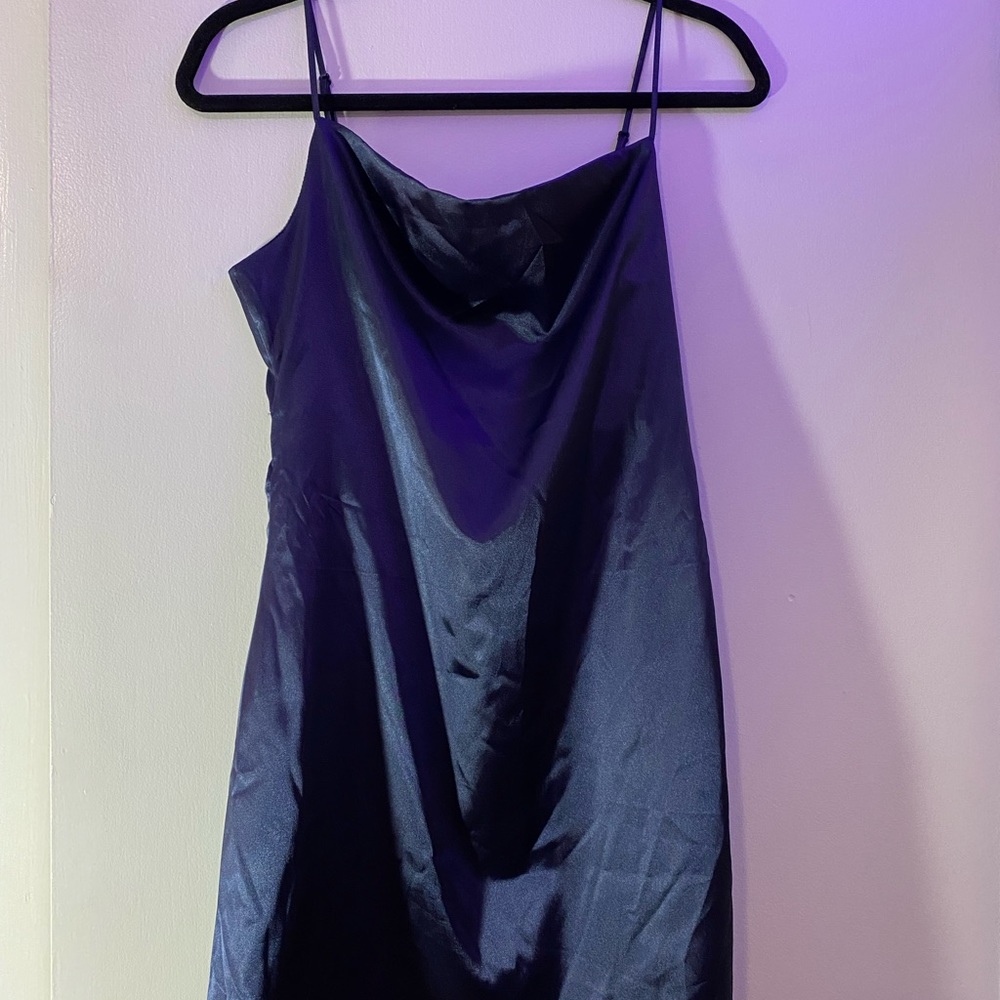 American Eagle Studio Navy Slip Dress Slipdress